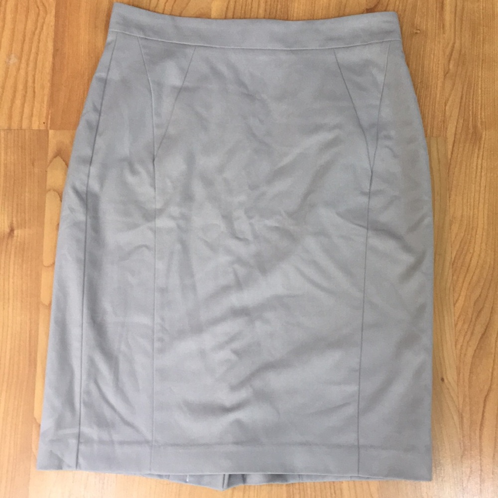 NWT Ann Taylor gray pencil skirt